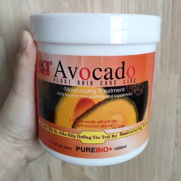 Hấp dầu trái bơ Avocado 1000ml (cam)