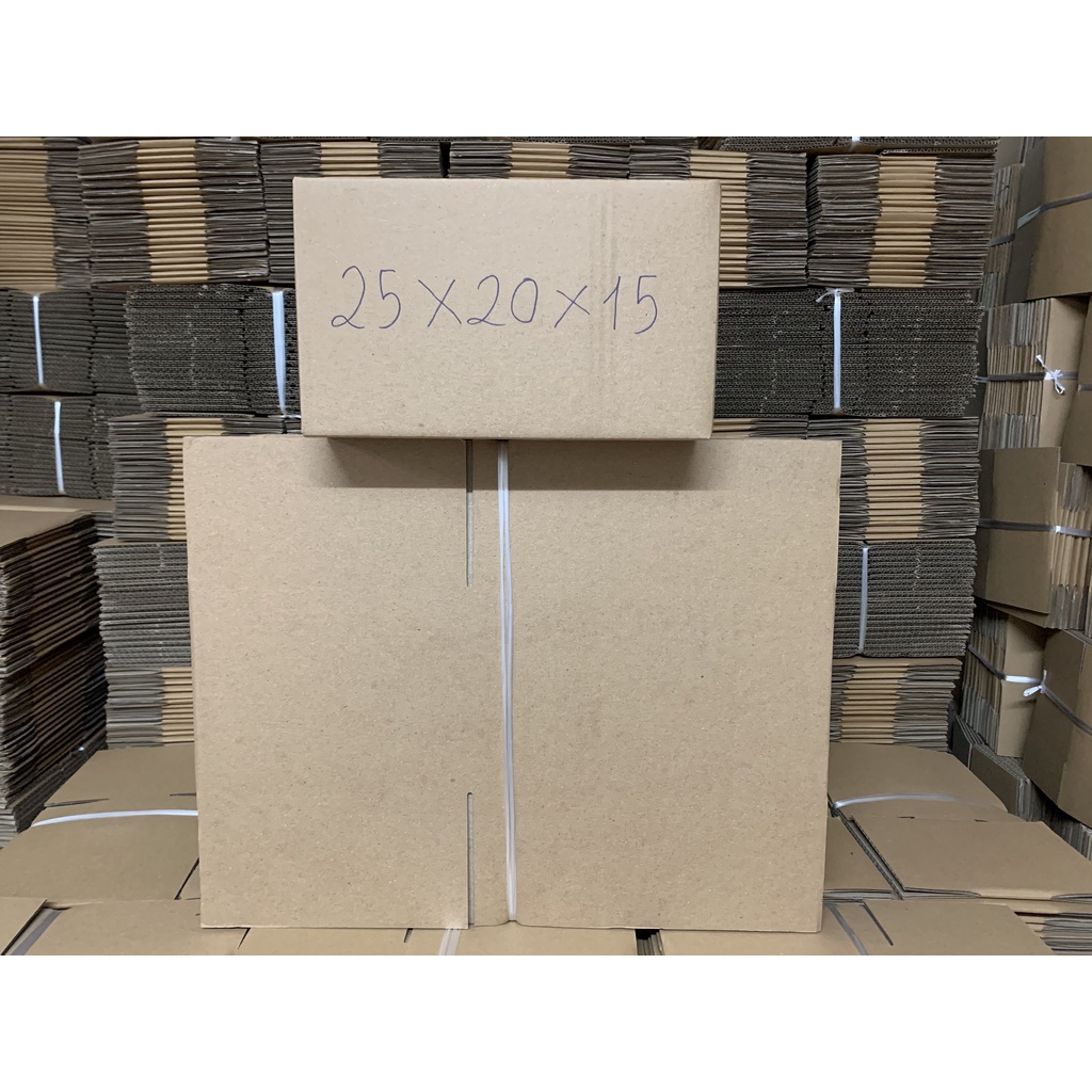 25x20x15 hộp carton, thùng giấy đóng hàng