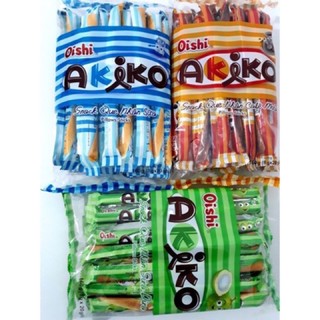 BÁNH QUE OISHI AKIKO NHÂN CAFE MOKA/ SỮA/ PHÔ MAI/ SỮA DỪA/ CUSTARD 160G