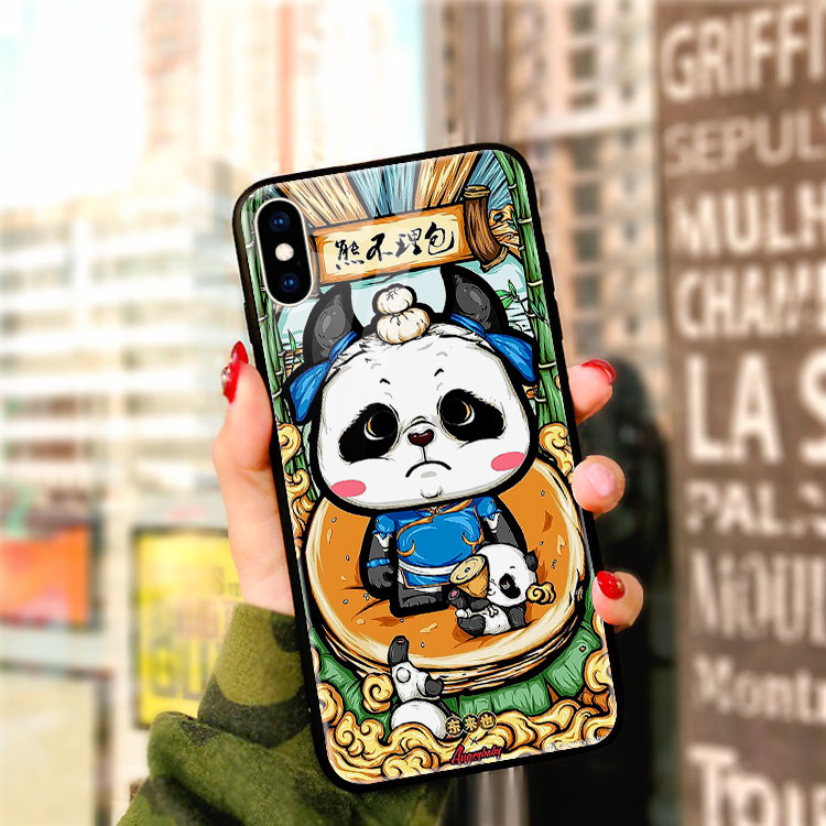 Ốp Kính Cường Lực In Hình China Illustrator CITYSHOP68 Cho Iphone Se 6S 6S 6 6 S 7 8 Plus Xs Max Xr X 11 Pro Max