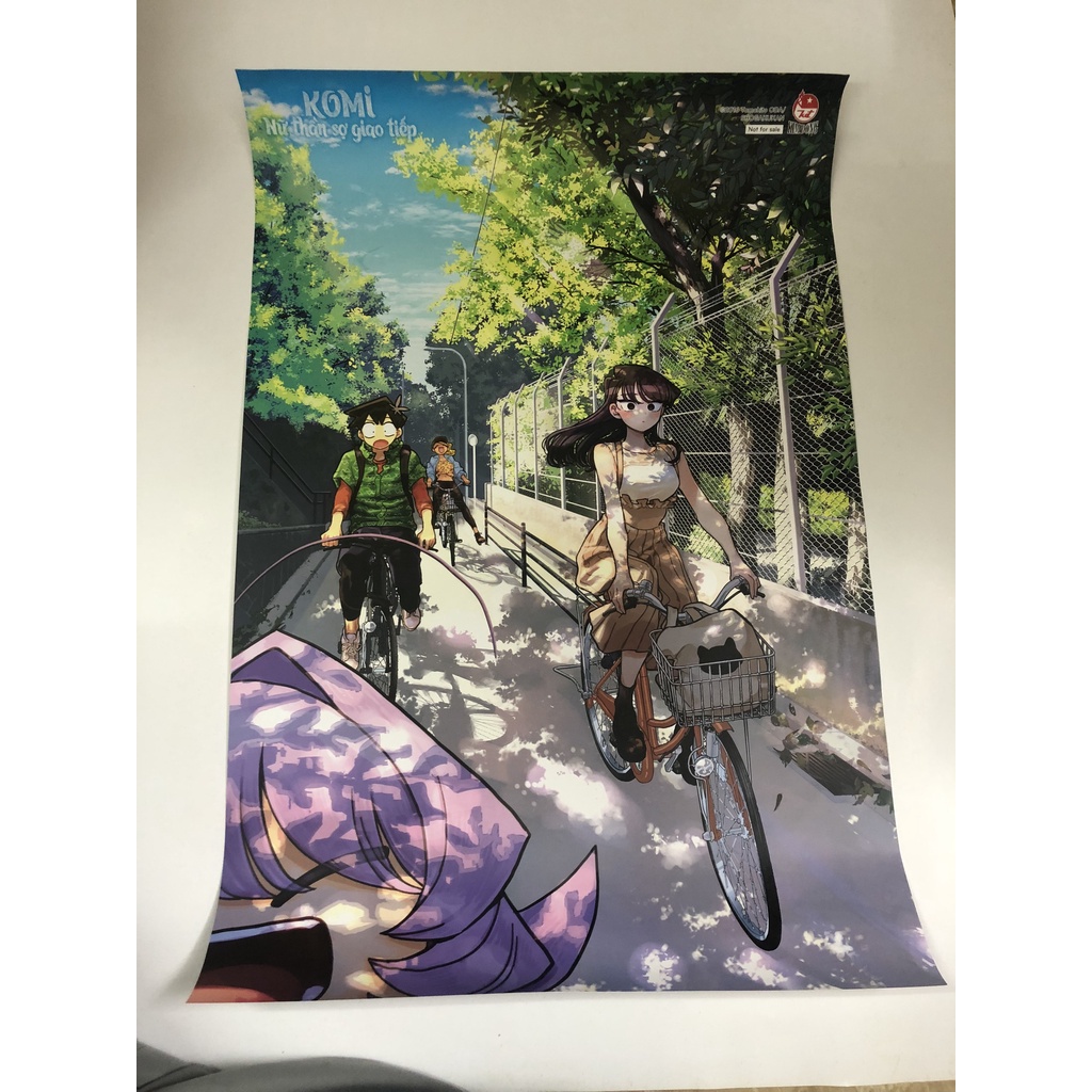 Poster Komi - Nữ thần sợ giao tiếp - Colorfiesta - NXB Kim Đồng