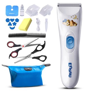 (Order) BỘ TÔNG ĐƠ CẮT TÓC TRẺ EM ENSSU BỘ TÔNG ĐƠ LƯỠI SỨ CHỐNG NƯỚC TÔNG ĐƠ SẠC ĐIỆN