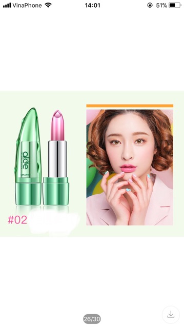 [Hàng mới về] Son môi đổi màu giúp dưỡng ẩm cao cấp | BigBuy360 - bigbuy360.vn