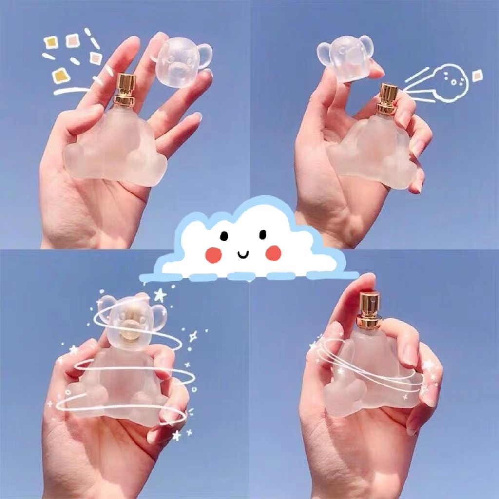 Nước Hoa Mùi Hương Lâu Phai Thiết Kế Vỏ Son Hình Gấu Dễ Thương 30ml