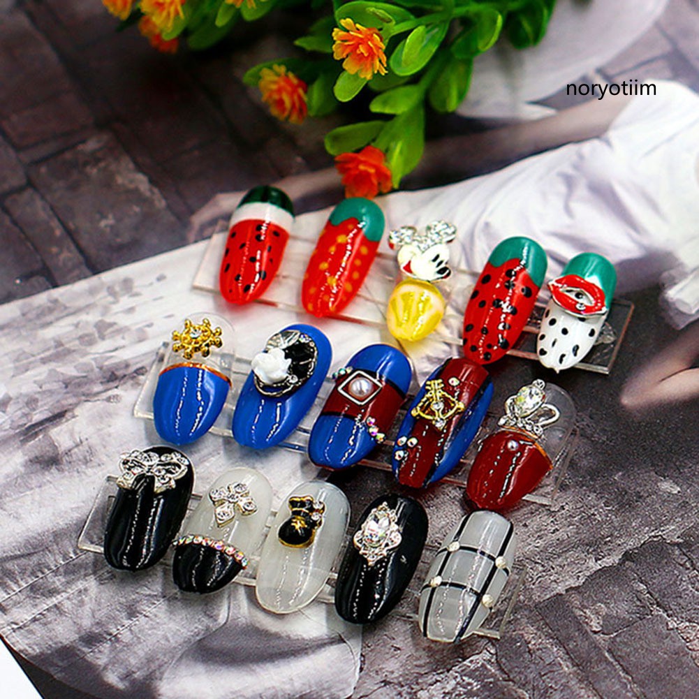 Set 50 thanh trưng bày móng tay giả chất liệu acrylic bền bỉ