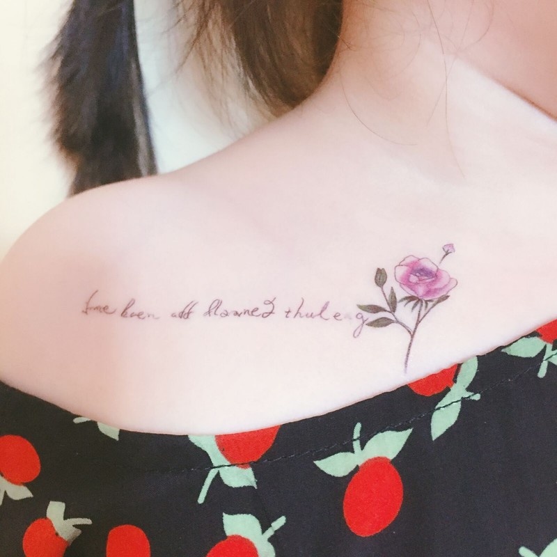 [Hàng mới về] Tấm sticker dán hình xăm tạm thời họa tiết hoạt hình 3d chống thấm nước cho nam và nữ