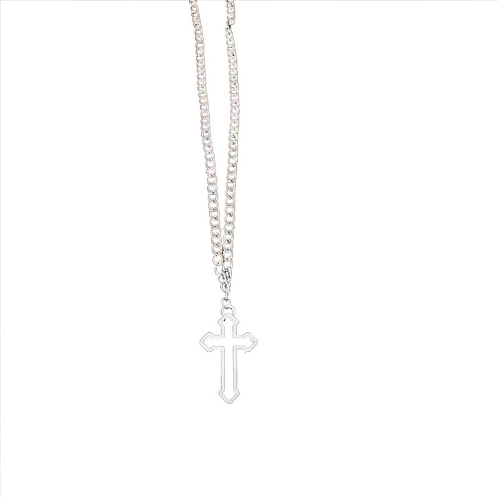 Vòng cổ mặt dây hình chữ thập phong cách hiphop thời trang cá tính