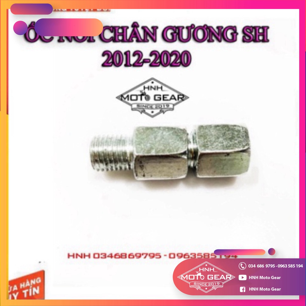 Ốc Nối Chân Gương Cho SH Việt 2012 - 2020 - Bộ 2 Ốc