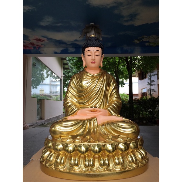 Tượng Phật bổn sư thích ca cao 45,48cm