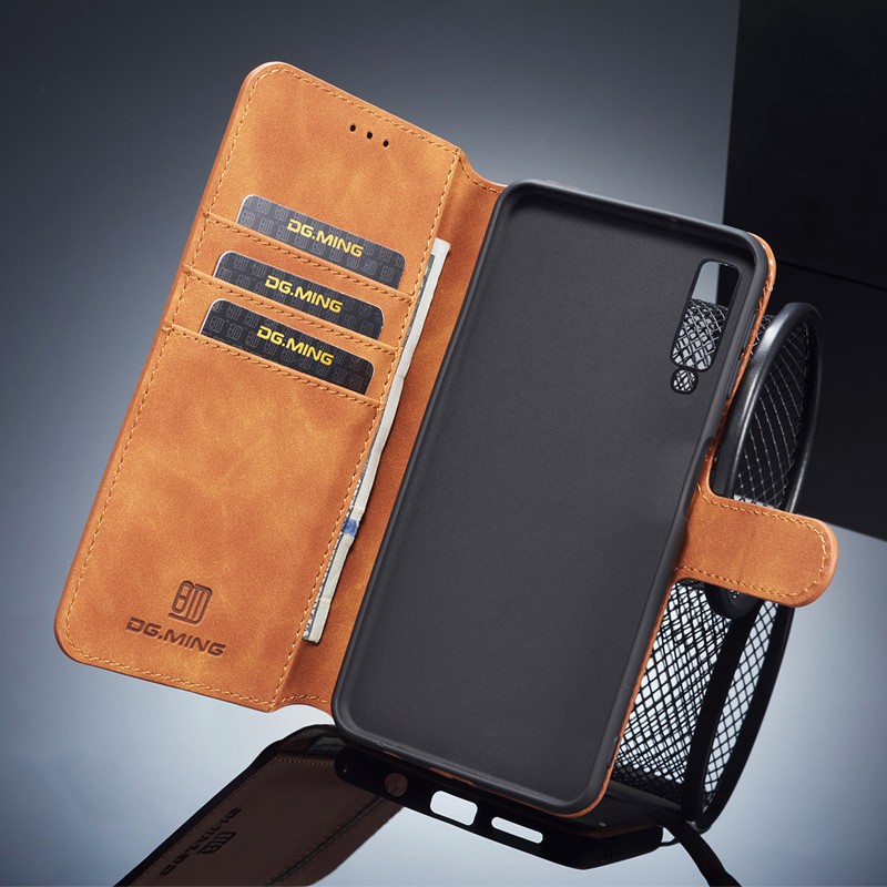 Bao da điện thoại màu trơn thời trang cho Samsung Galaxy A7 2018 / A9 2018 | BigBuy360 - bigbuy360.vn