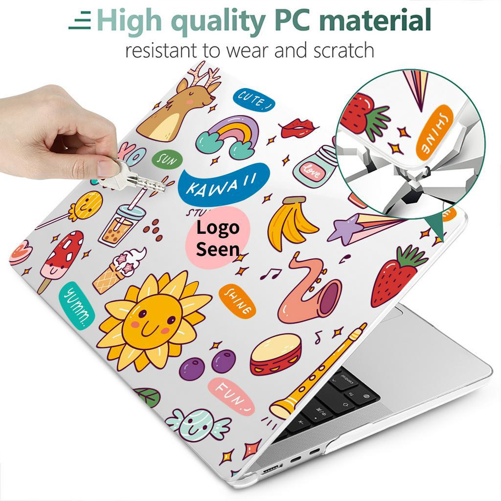 Ốp Máy Tính Bảng Trong Suốt Cho MacBook Pro Air M2 M1 2023 2022 A2681 A2779 A2338 A2337 Air13 A2179 A1932 A1466 Pro13 14 15 16inch A2780 A2485 A2159 A1989 A2251 A89 A28 A29 A89
