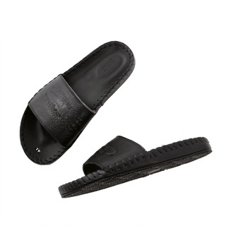D05 khâu tay-dép sandal da bò quai chéo, xỏ ngón khâu tay– bioline store