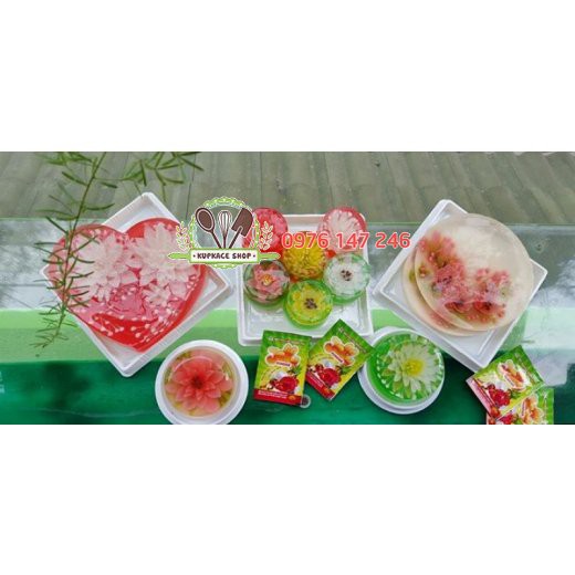 Thạch rau câu jelly Hoàng Yến- GÓI 10gr