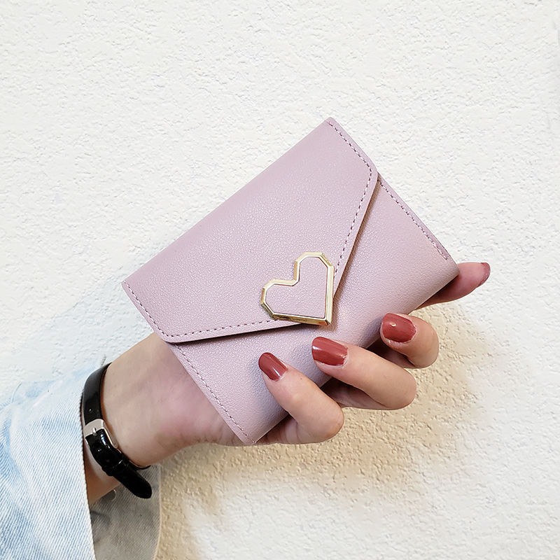 Ví nữ đựng tiền nhiều ngăn 132 chất da retro phong cách thanh lịch