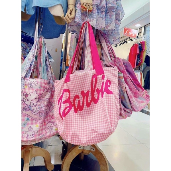 Túi note caro hồng Barbie