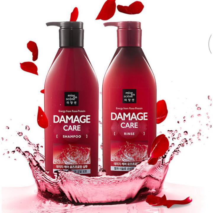 Dầu gội/ xả phục hồi tóc hư tổn Mise En Scene Damage Care Hàn Quốc 680ml