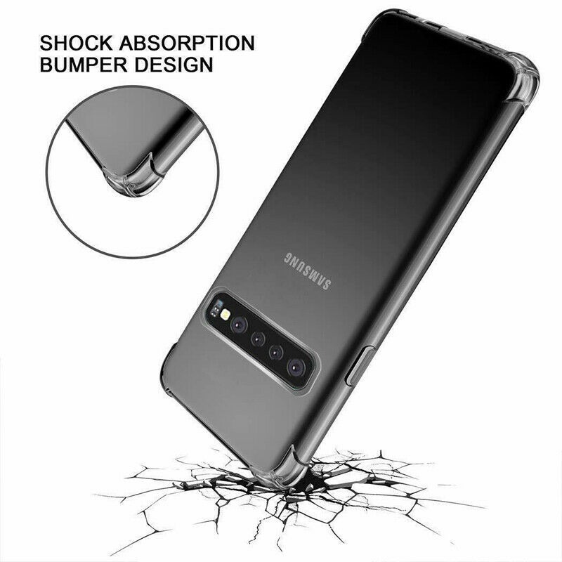 Shockproof Phone Case For Samsung S10 S20 Plus Ultra Air Bag Soft TPU Clear Cover For Samsung A750 A6 A8 A9 2018 A9S A6S J4 2018