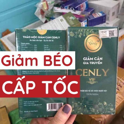 Thảo Mộc Giảm Cân CENLY V.I.P - Giảm Cân Cấp Tốc - An Toàn Cho Mẹ Đang Cho Con Bú - Không Tăng Cân Khi Ngừng Thuốc