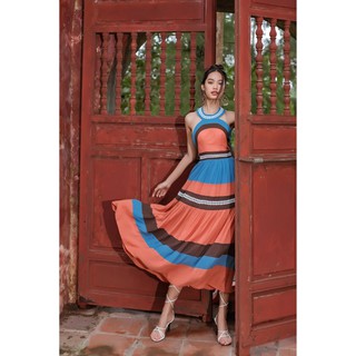 SÒ VINTAGE - GINA Đầm yếm phối nhiều màu