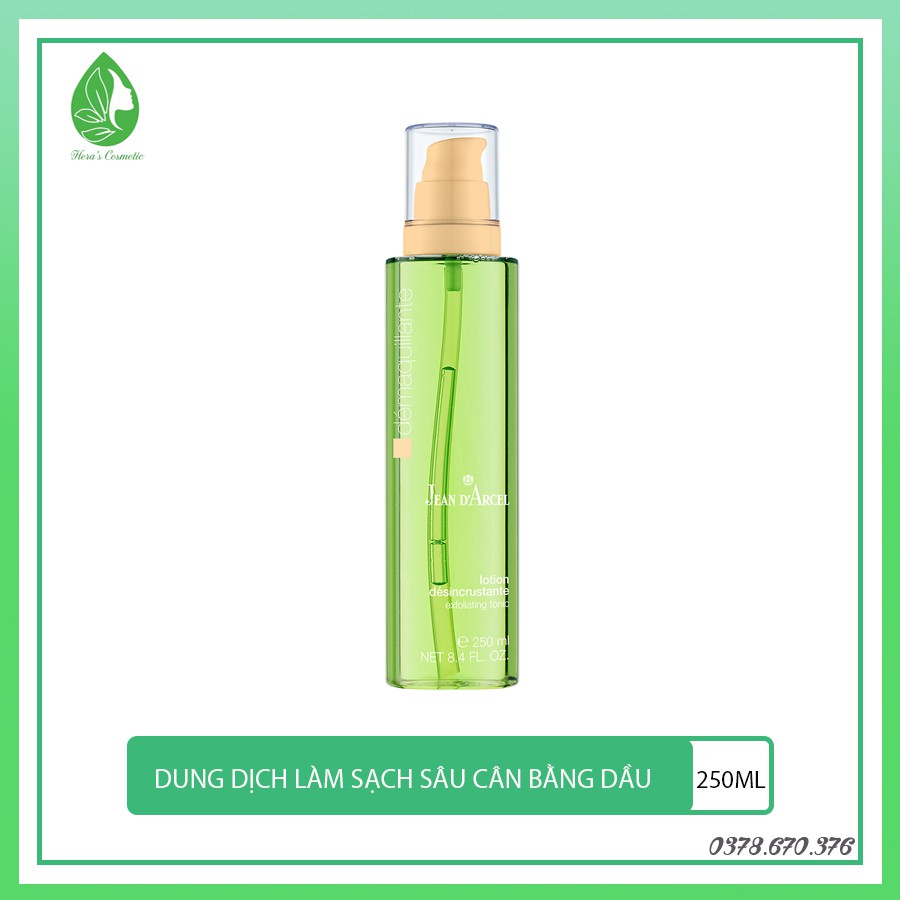 [CHÍNH HÃNG] Dung dịch làm sạch sâu Jean D'arcel_Jean Darcl Exfoliating tonic 250ml
