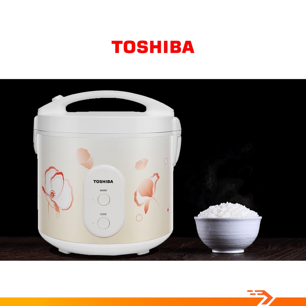 [Mã ELHADEV giảm 4% đơn 300K] Nồi Cơm Điện Toshiba 1 Lít RC-10JE2VN(O) - Bảo Hành Chính Hãng