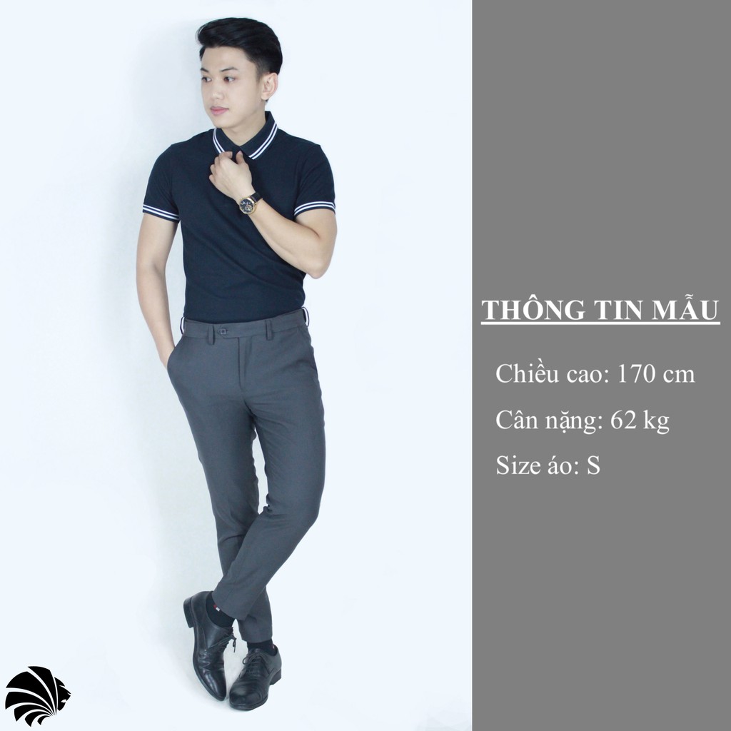 Áo polo nam - áo thun nam có cổ kẻ sọc basic nhiều màu dáng regular chất liệu cotton mềm mịn mặc lên rất sang trọng | BigBuy360 - bigbuy360.vn