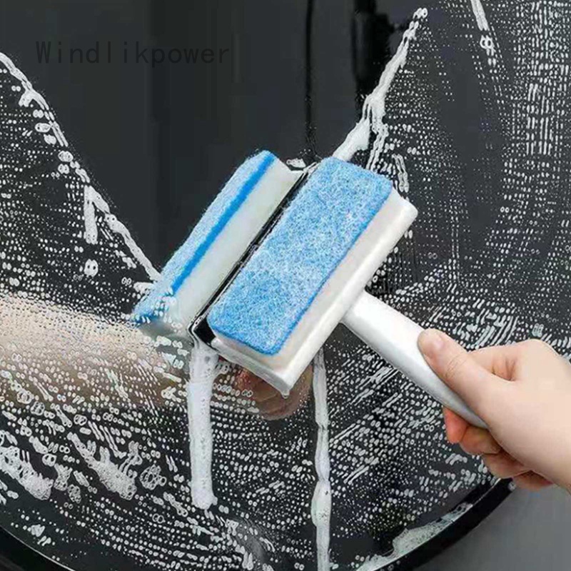 1 Cây Lau Kính Hai Mặt Có Bình Xịt Tiện Dụng