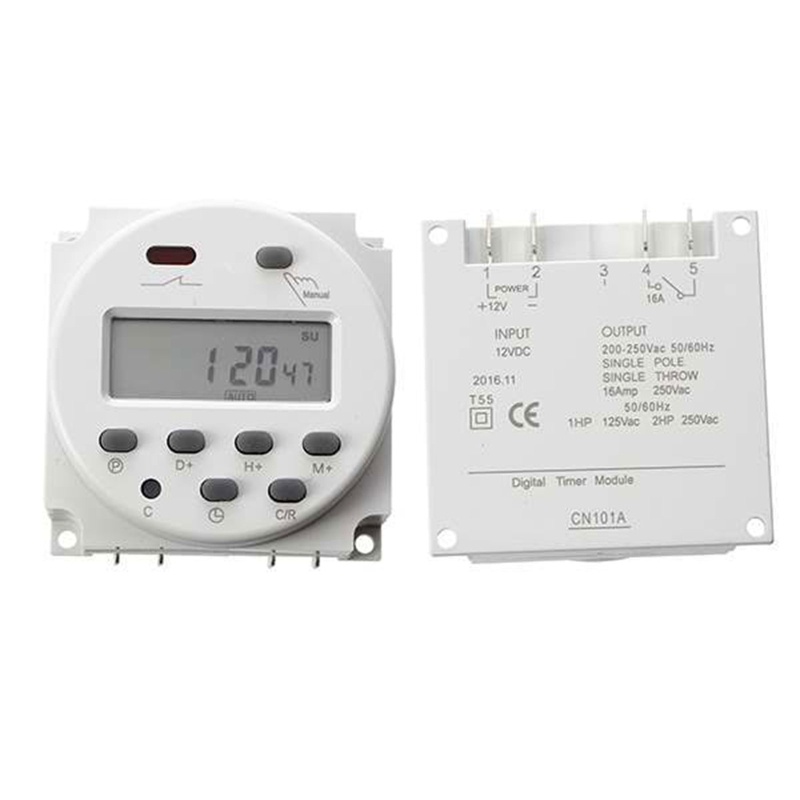 Đồng Hồ Hẹn Giờ Tự Động Nev CN101A Màn Hình LCD 110V / 220V / 24V / 12V