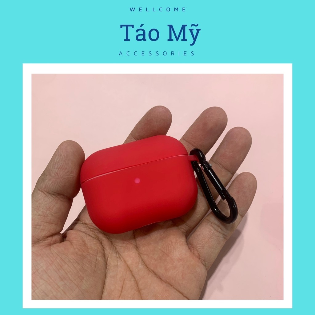 Ốp Airpod Đựng Tai Nghe Airpod Pro Đỏ Cherry