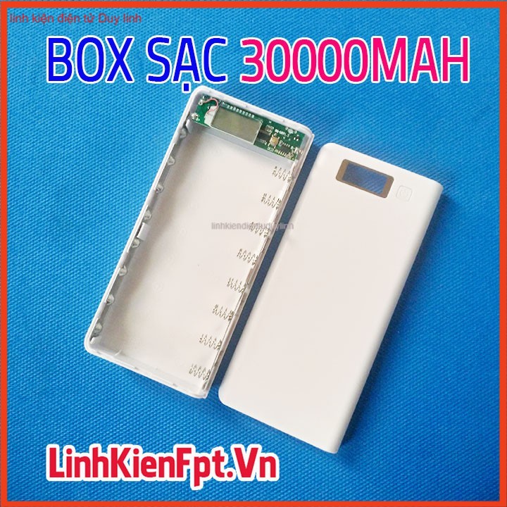 Box Sạc Dự Phòng LCD 8Cell 30000mAh .