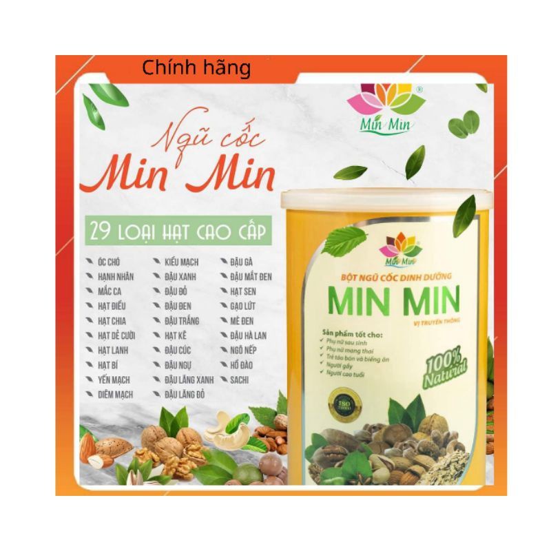 Ngũ cốc bà bầu, lợi sữa sau sinh Min Min 29 loại hạt giúp mẹ giảm nôn nghén thai kỳ,  sau sinh sữa về nhanh chóng