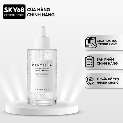 Tinh chất dưỡng sáng da chuyên sâu Skin1004 Madagascar Centella Tone Brightening Capsule Ampoule 100ml - Trắng