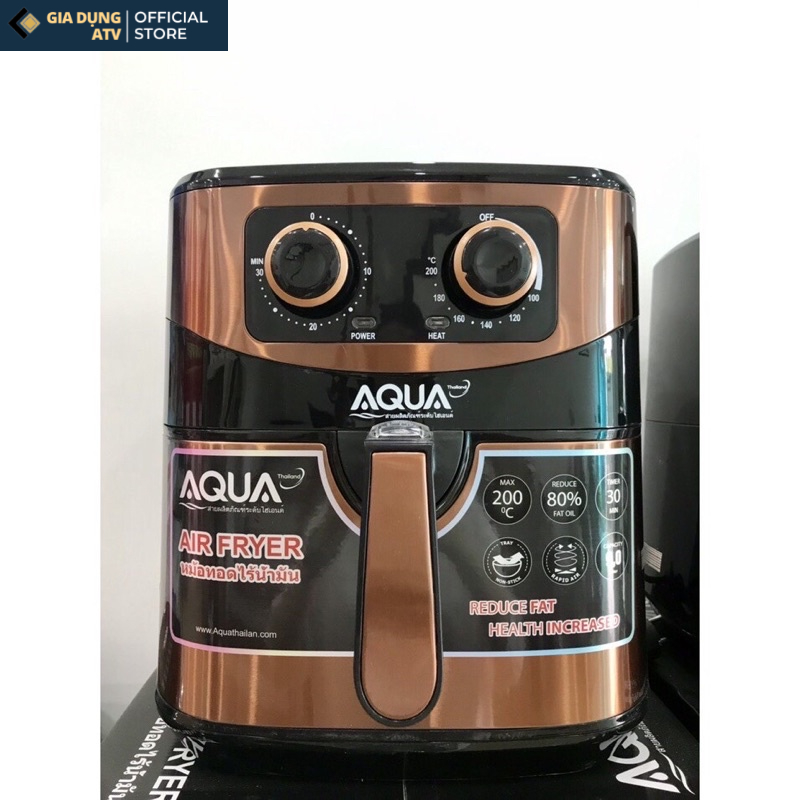 Nồi chiên không dầu dung tích lớn AQUA Q666 9l_ Bản to chính hãng 100% ( Bảo hành 12 tháng )