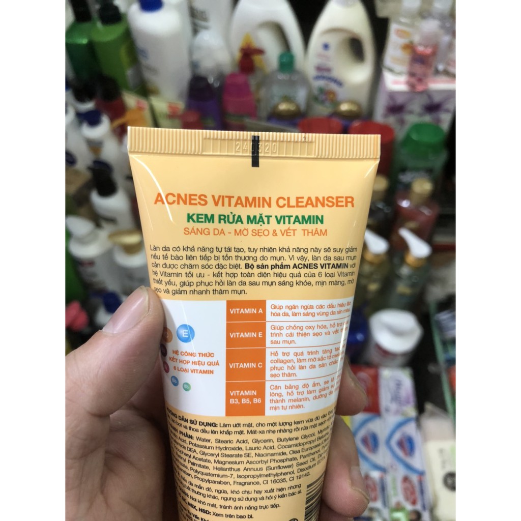 KEM RỬA MẶT ACNES 100G