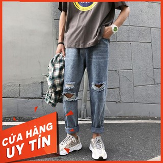 [NHẬP PHONCUS10 GIẢM 15K] Quần Jean Nam QUẢNG CHÂU Quần Baggy 03 ⚫️ UNISEX Cao Cấp