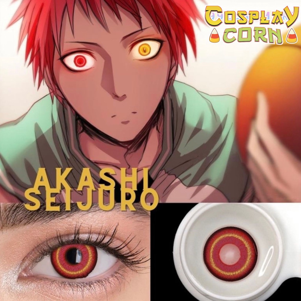 Kính Áp Tròng Hóa Trang, Lens Cosplay Akashi Seijuro lên màu đẹp và rõ có thể dùng trong các dịp khác