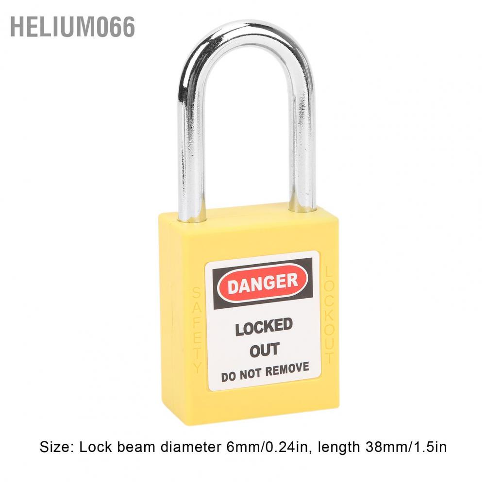 Khóa 38mm cách điện Kỹ thuật an toàn LOTO Ổ khóa cho sản xuất máy móc Helium066