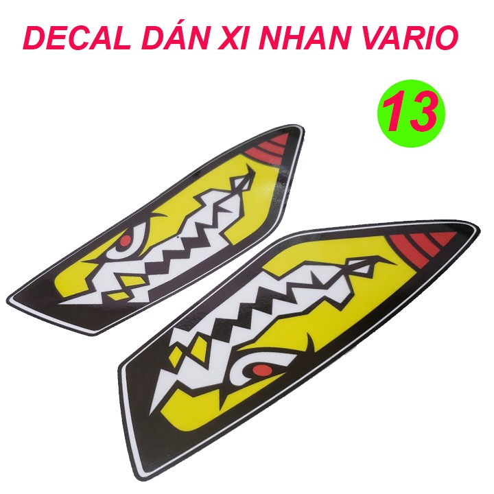 DECAL DÁN MẮT ĐEN PHA VARIO M13-M16