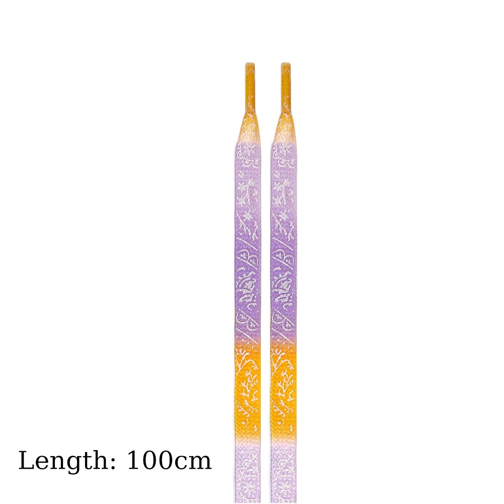 1 Cặp Dây Giày 100CM Màu Gradient Dành Cho Người Lười