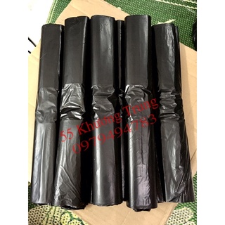 Túi nilon đen cuộn không quai