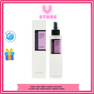 Nước Hoa Hồng COSRX AHA/BHA Clarifying Treatment Toner 150ml