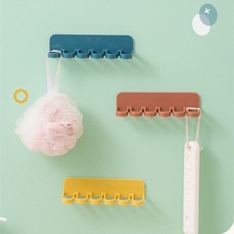 Giá treo khăn gắn tường đa năng sáng tạo tiện dụng cho nhà bếp/ phòng tắm