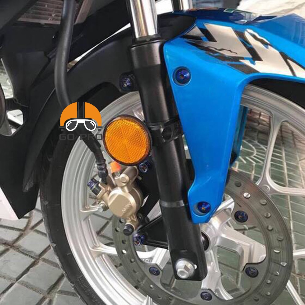 [CHÍNH HÃNG] Bộ 02 Mắt Mèo Phản Quang PHUỘT TRƯỚC TRÒN Yamaha Exciter 2019 VT58