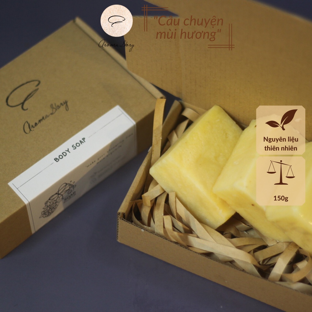 Xà Phòng Tắm Thiên Nhiên Nhiều Hình Dáng Và Hương Aroma Story Size 100g - 150g