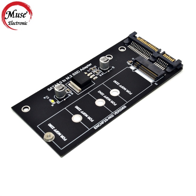 Thẻ Chuyển Đổi Sata3 Sang M2 Ngff Ssd 6g Hỗ Trợ 30 / 42 / 60 / 80mm