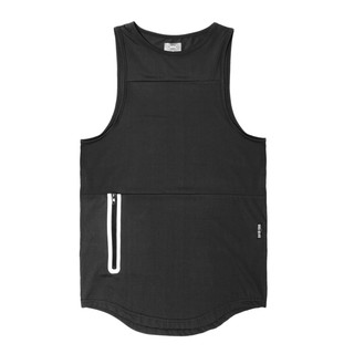 Áo Tank Top (Ba Lỗ) DRS Khóa Sườn Có Túi Đựng Điện Thoại, Chất Thun Thể Thao Thoáng Mát (DRA01)