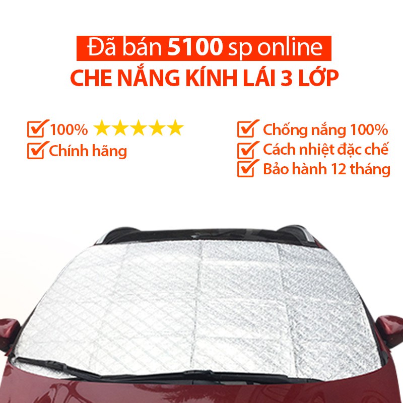 Tấm Chắn Nắng Ô Tô - Tấm Che Nắng Kính Lái Ô Tô Cao Cấp - Tấm Che Nắng Cách nhiệt oto FREESHIP