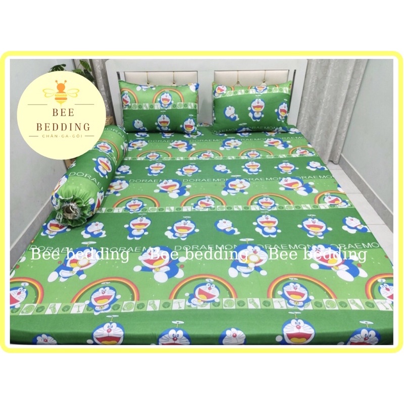 [ Ga lẻ thun lạnh Việt Nam cao cấp Mẫu Doreamon ( không áo gối, đủ kích thước) | BigBuy360 - bigbuy360.vn