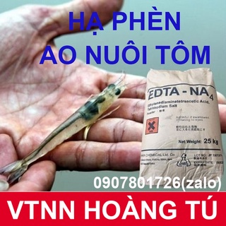 Edta - hạ phèn khử kim loại nặng trong ao nuôi - gói 1kg