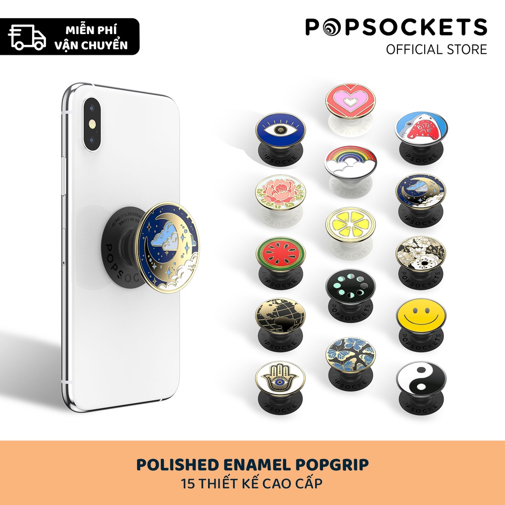 Tay Cầm Điện Thoại Cao Cấp Tráng Men Popsockets